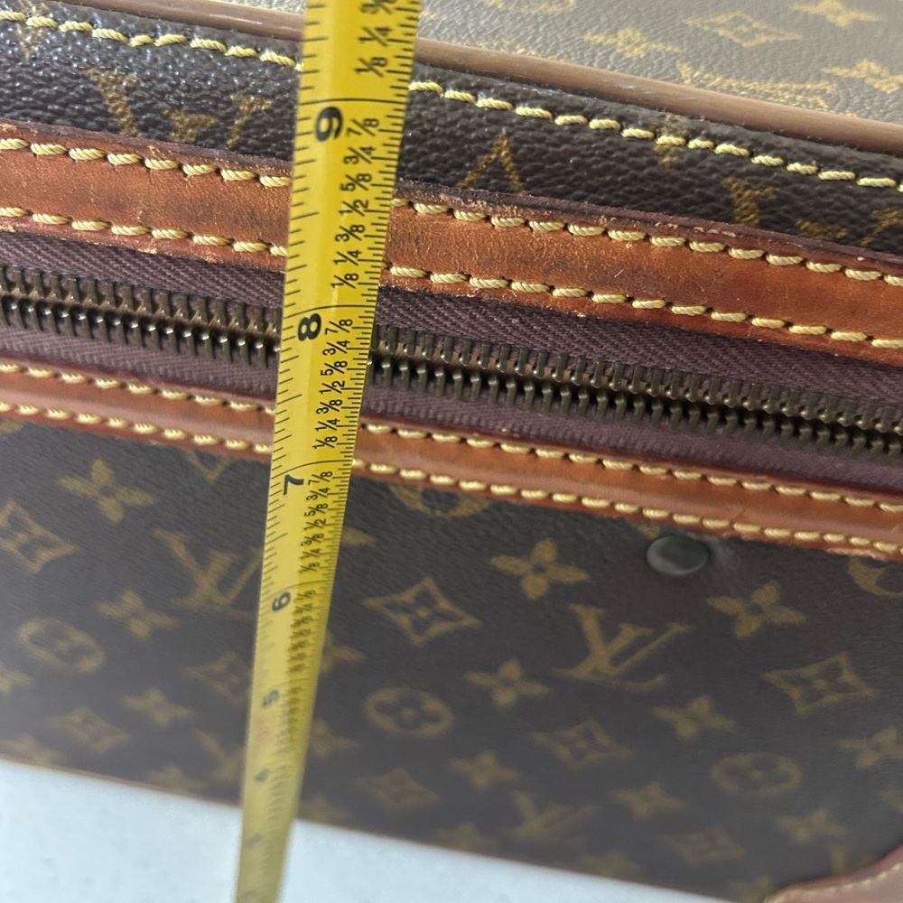 Louis Vuitton Vintage Monogram Suitcase Travel Bag Luggage Vachetta Leather - Picture 15 of 16